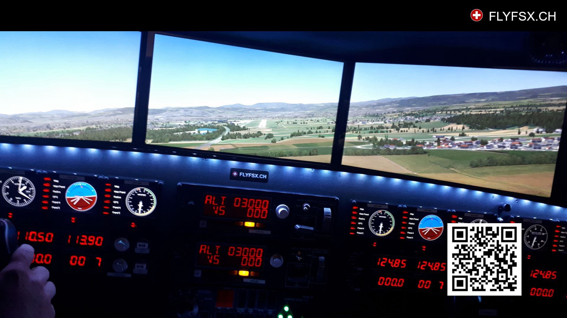 FLYFSX - Flugsimulator - Flight Simulator -  Rüchligweg 55 - 4125 Riehen - Basel - Baden - Aarau - Zürich - Schweiz - Lörrach - Freiburg - Deutschland. 