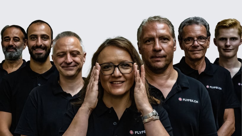FLYFSX - Flugsimulator - Flight Simulator -  Rüchligweg 55 - 4125 Riehen - Basel - Baden - Aarau - Zürich - Schweiz - Lörrach - Freiburg - Deutschland. 
